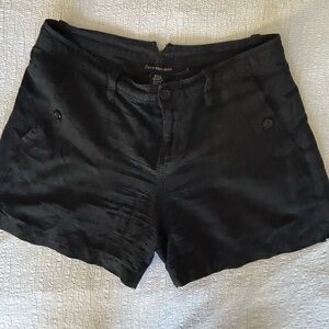 Calvin Klein Jeans Black Linen Shorts